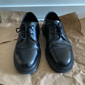 Dr. Martens Black Smooth Mono 1461 3-Eye Shoe	 7